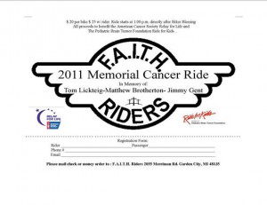 or go to www.mrbcfaithriders.webs.com for more information.