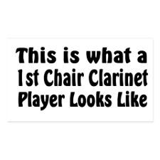 Funny Clarinet Business Cards