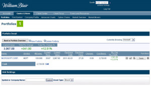 Investor Annex Web Demo: Quotes and News - Portfolios