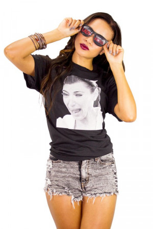 This is our Crying Kim Kardashian tshirt, all of out trendy tees are ...