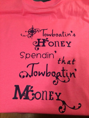 Towboat in honey by Craftyandcustomized on Etsy, $15.00
