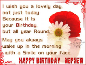 Birthday Wishes for Nephew - Happy Birthday Quotes Message Pictures ...