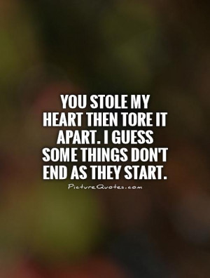 You Stole My Heart Quotes