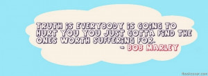 Quote facebook cover, 'Bob marley quote facebook photo cover