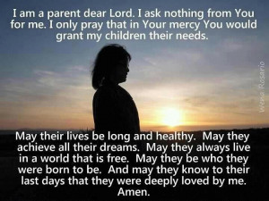 Prayer for my children