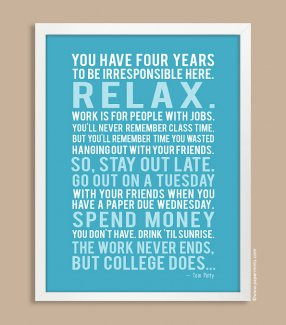 ... Quotes / Lyrics Prints :: 11x14 Personalized Quote Print in Aqua, Tom