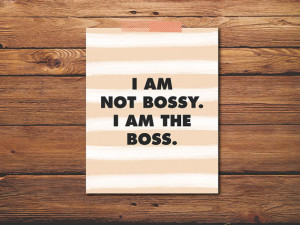 Am The Boss - Quote Print - Watercolor Art - Gift For Boss - Quote ...
