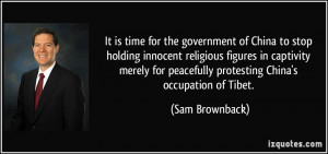More Sam Brownback Quotes
