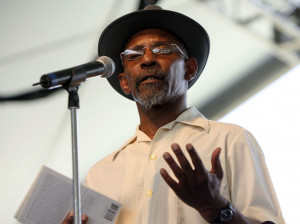 Poet Linton Kwesi Johnson...