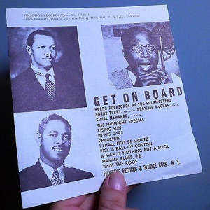 Sonny terry brownie mcghee get on board 1st album rare orig mono lp w