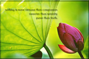 Serenity quotes… Nothing is more virtuous than compassion