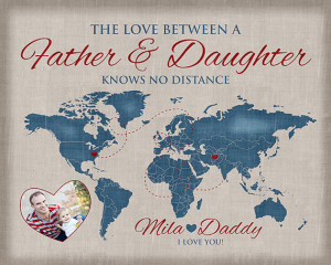 Quote, Daddy Gift - Personalized Art, Care Package, Fathers Day ...