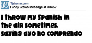 Related Pictures throw my spanish in the air spanish tumblr