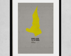 Prelude to a kiss - A3 art print- j azz music poster ...