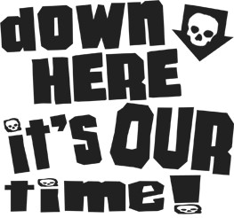... Movie Quote T-Shirts > Goonies Shirts > Down Here Its Our Time Shirt