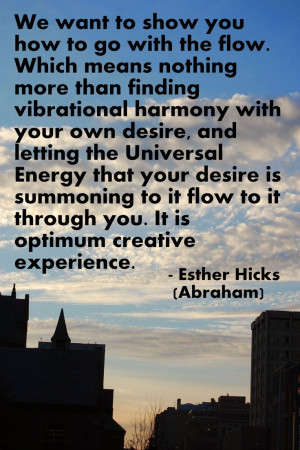 Esther Hicks Abraham quote