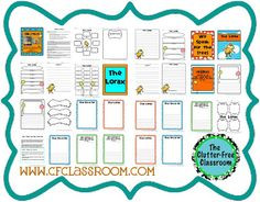 The Lorax - Reduce, Reuse, Recycle - wrap-up Earth unit/project - pair ...