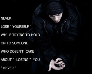 never... It's their loss.