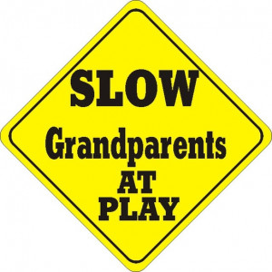 grandparents funny sign play
