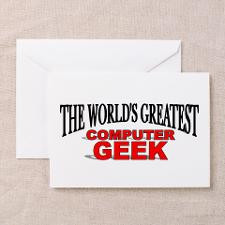 Computer Geek Birthday Greeting Cards