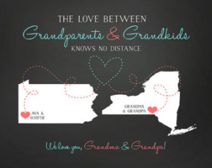 Grandparents Gift, Parents, Long Distance Custom Gift, Grandchildren ...