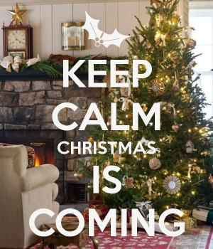 KEEP CALM CHRISTMAS IS COMING