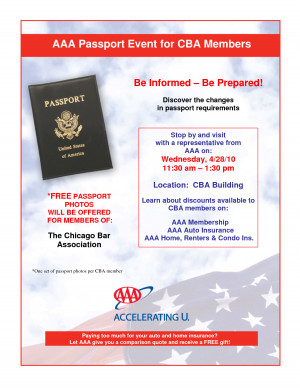 AAA Passport Event for CBA Members