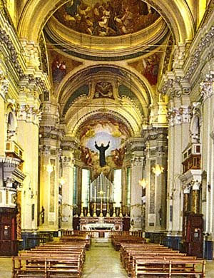 This is the Basilica of St. Joseph of Cupertino in Osimo, Italy, where ...