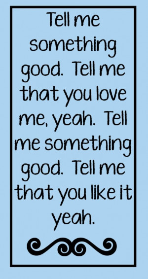 Rufus - Tell Me Something Good - song lyrics, song quotes, songs ...