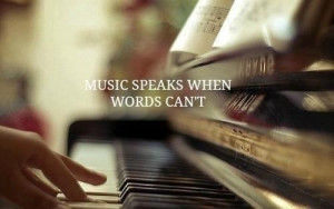 Music speaks when words can't