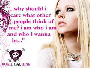 Avril iz such a good role model