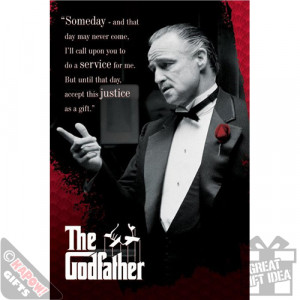 ... the godfather poster some day quote marlon brando mafia gangster movie