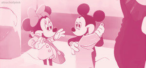 love my gifs disney mickey mouse kiss pink minnie minnie mouse
