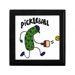 funny_pickle_playing_pickleball_keepsake_boxes ...