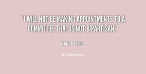 will not be making appointments to a committee that is not ...