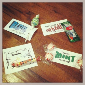 Treats for your kids during testing week.