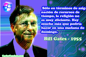Sólo en términos de asignación de recursos de tiempo, la religión ...