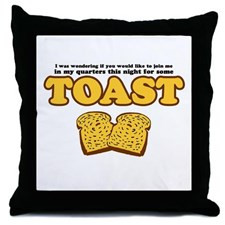 Nacho - Toast Throw Pillow for