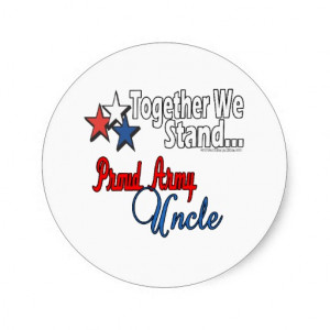 Proud Army Uncle Stickers