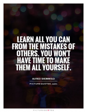 Mistake Quotes Learning Quotes Lessons Learned In Life Quotes Learning ...