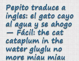 ... is cute .. is in spanglish I just though would be good for my son