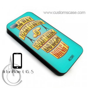 Disney Quote iPhone 4 or 4S Case Cover - 1
