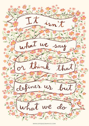 Sense and sensibility quote art print