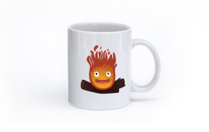 Calcifer Mug with Quote - Howl's Moving Castle - 11 oz coffee or tea ...