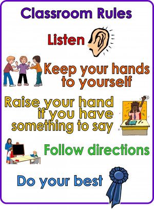 Rules & Sayings Posters/ClassroomRulesK.jpg