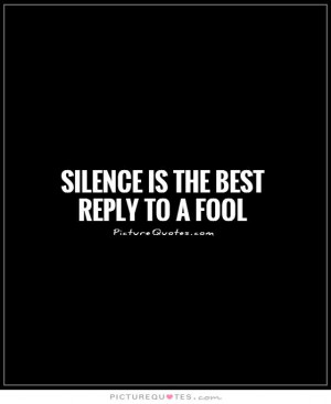 Silence Quotes