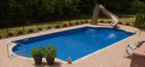 Concrete Steps Vinyl Liner Pool