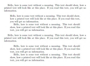 ... paragraph indentation of normal text (e.g. done with setlength