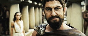 ... of King Leonidas , as portrayed by Gerard Butler, from 