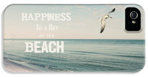 Quote Iphone 5s Cases - A Day at the Beach iPhone 5S Case by Kim ...